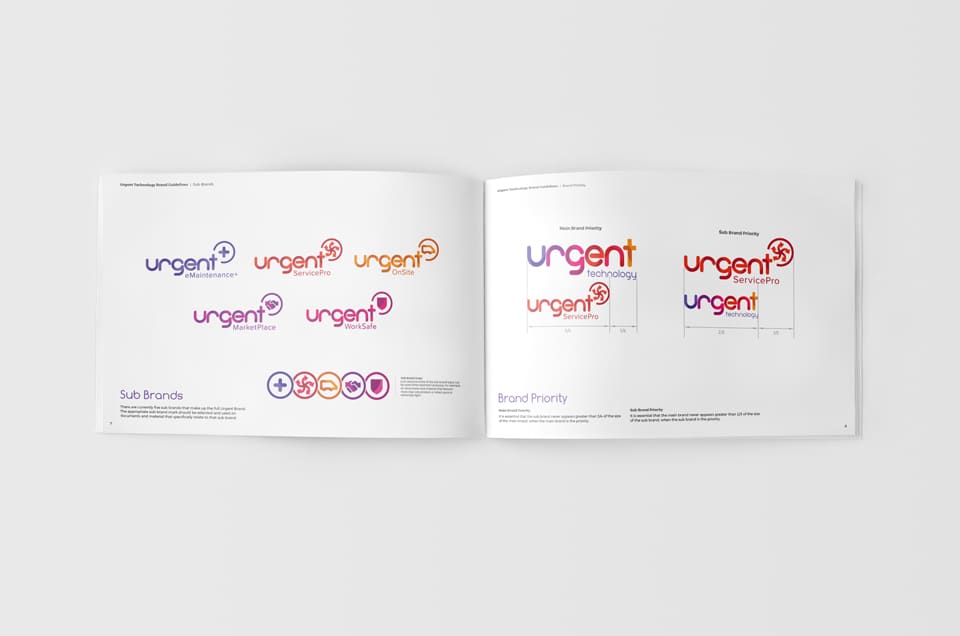 TFA_Website_Design_Milton_Keynes_Urgent_Guidelines_Spreads_Mock_Sub_Brand_Priority